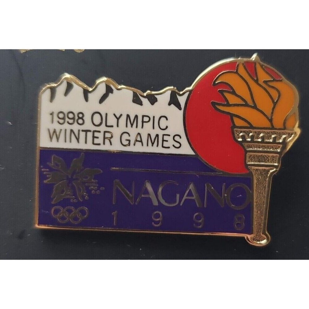NAGANO 1998 Olympic Collectible Logo PIN -  Winter Games NEW